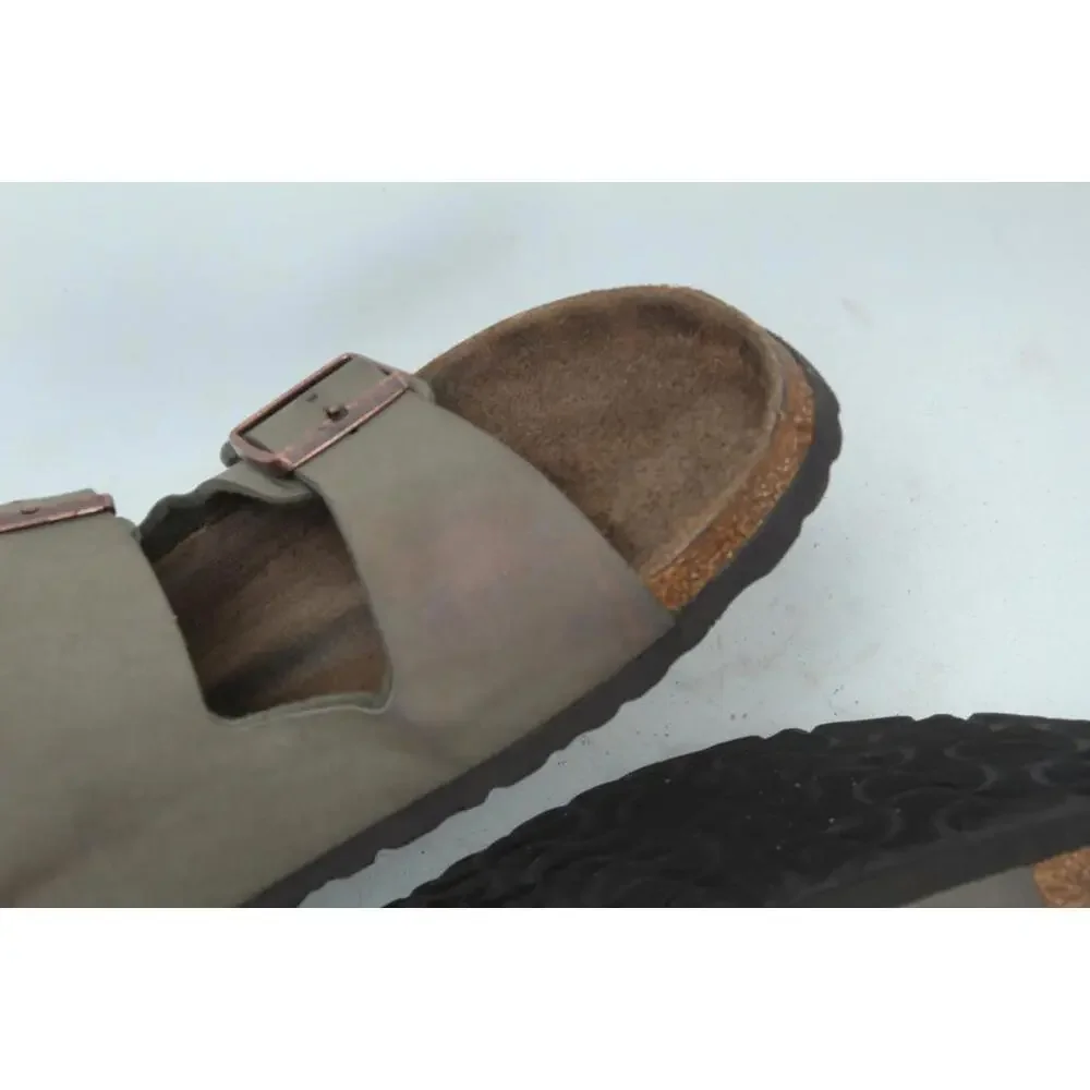 Birkenstock Arizona Birkibuc Mens Shoes Sandals Slip On Sz 43 / 10 Narrow